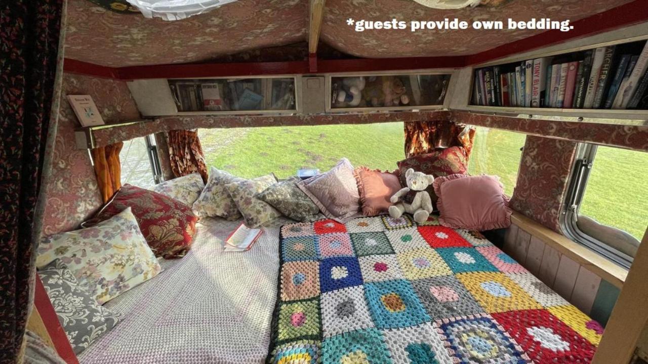 2 X Double Bed Glamping Wagon At Dalby Forest Σκάρμπορο Εξωτερικό φωτογραφία