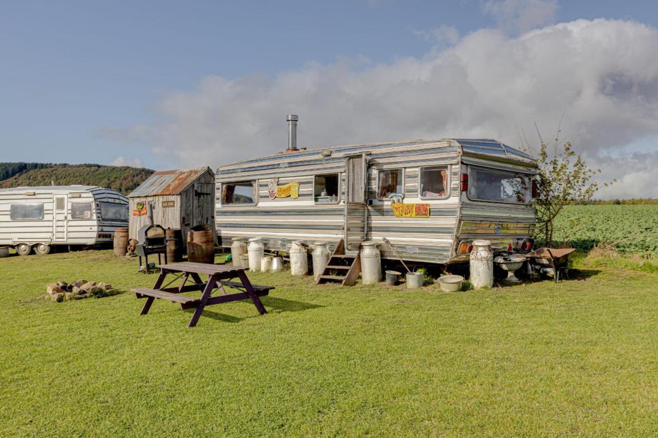 2 X Double Bed Glamping Wagon At Dalby Forest Σκάρμπορο Εξωτερικό φωτογραφία